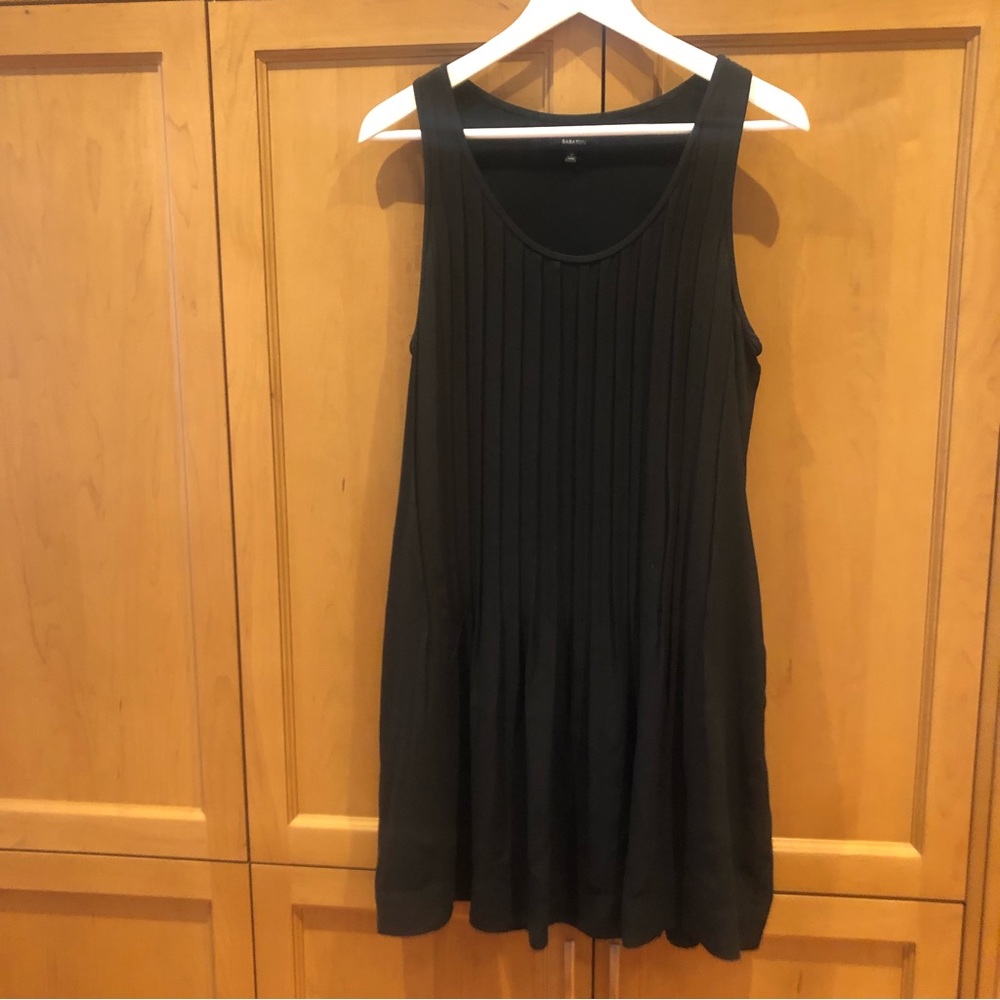 Babaton black flowy dress